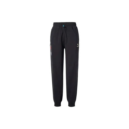 PUMA Knitted Sports Pants Unisex Black