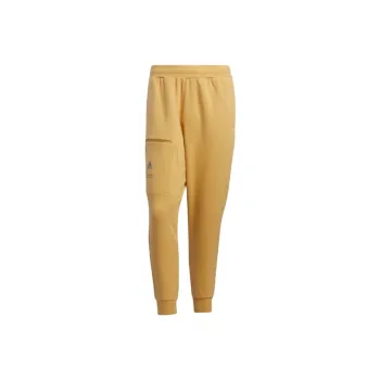 Adidas Knitted Sports Pants Men's Light Gold