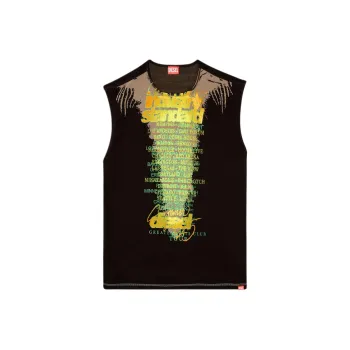 DIESEL Tank Tops Unisex Black