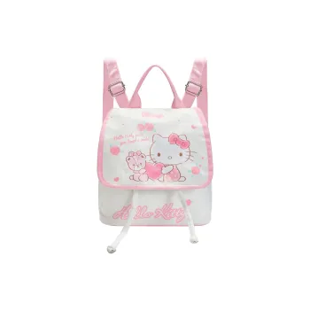 Sanrio Polyester Backpack Handheld Backpack Women's White