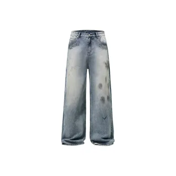 ZWWWZ Jeans Unisex Vintage Blue