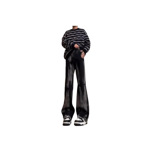 FAWENXIANGZI Jeans Men Black 