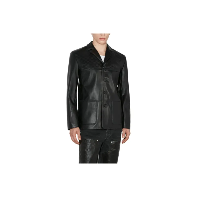 Misbhv Davide Leather Blazer-0