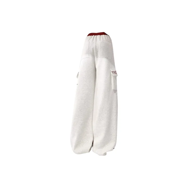 MA JOURNEE Casual Pants Women's White Gray-1