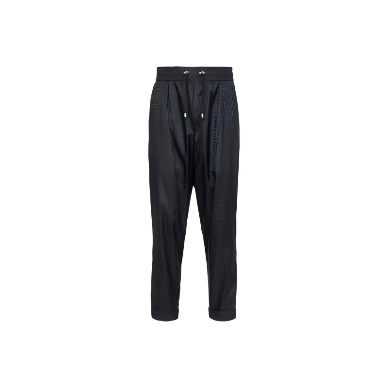 BALMAIN Monogram Harem Cut Pants-0