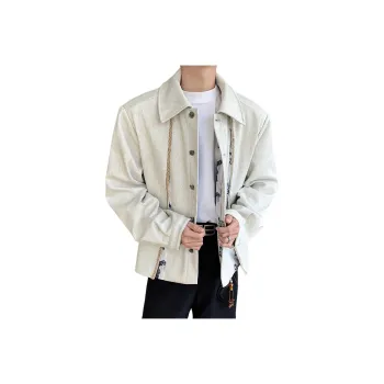 URBAN AUTHENTIC Jackets Coats Unisex Ecru
