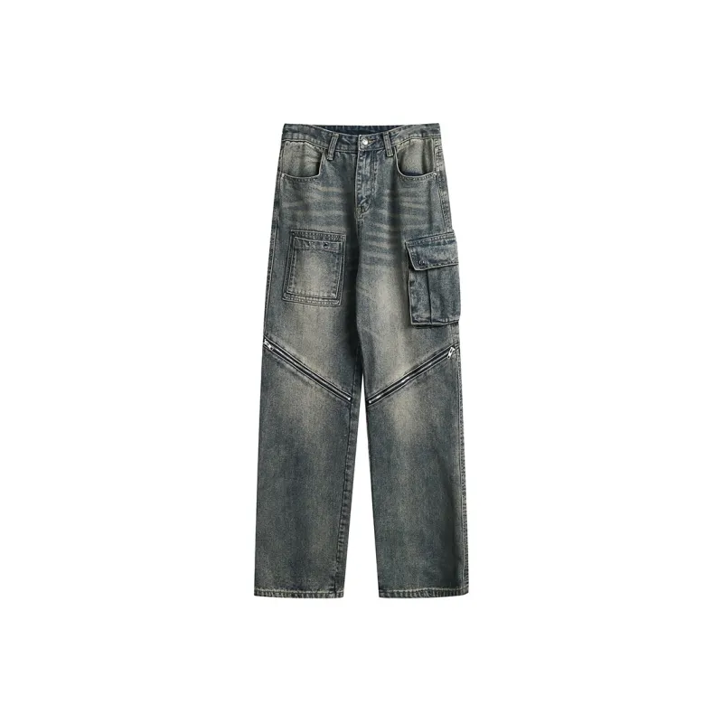MEIPIN TANG Jeans Unisex-5