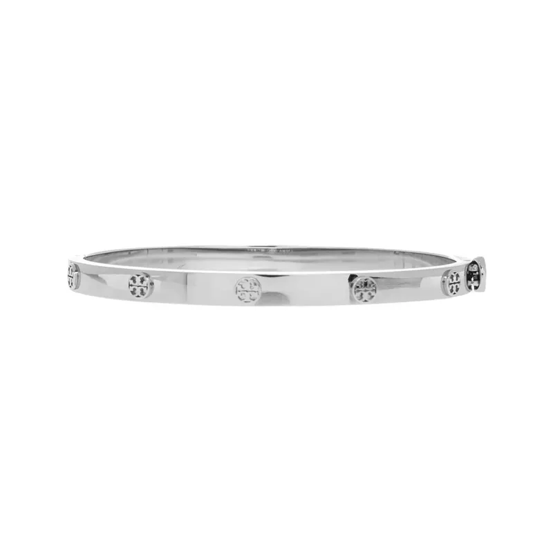 TORY BURCH Stainless Steel Bangles Women's Silver-2