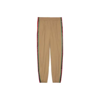 GUCCI Logo Embroidered Tapered Pants