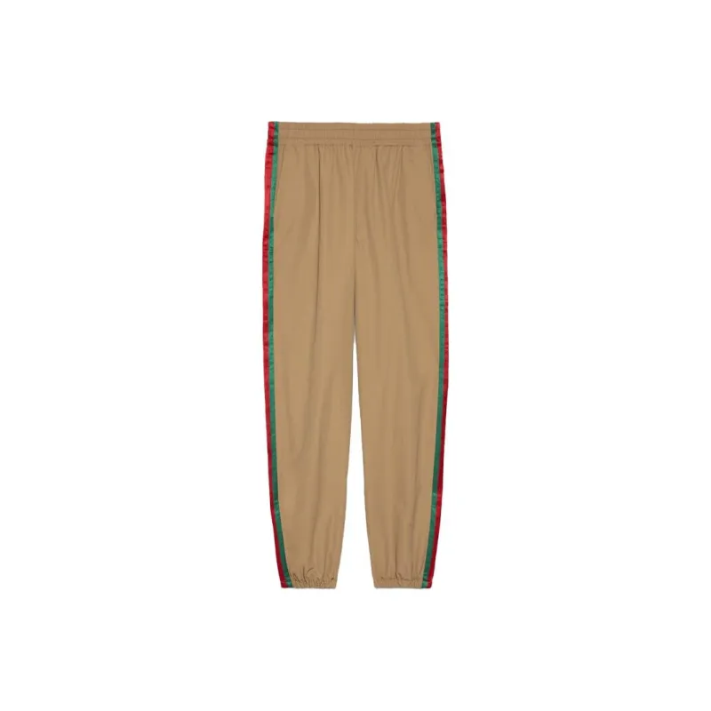 GUCCI Logo Embroidered Tapered Pants-0