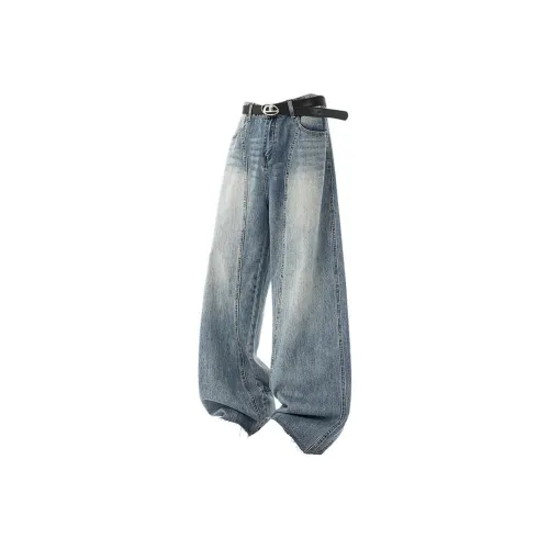 Ice flying Jeans Unisex Blue