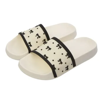 Thin Strips Slippers Women's, White