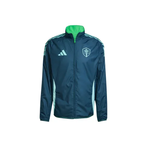 Adidas Free Shipping With AdiClub Seattle Sounders Fc Reversible Anthem Jacket