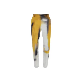 Alexander McQueen Casual Pants Men Yellow