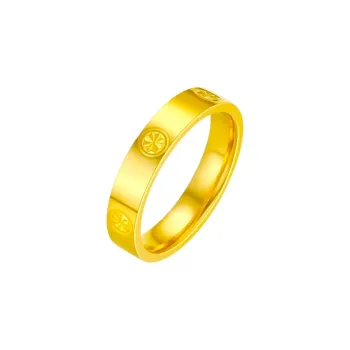 Shang Qianyi 18K Gold, Copper Alloy Surface Gold Plated Rings Women's