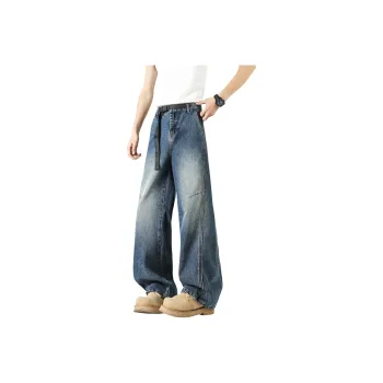 DANGERTIGER Jeans Unisex Washed Blue