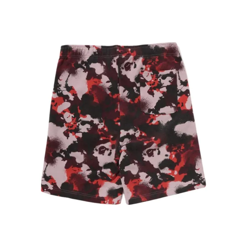 A BATHING APE Map Camo Regular Fit Shark Sweat Shorts-5