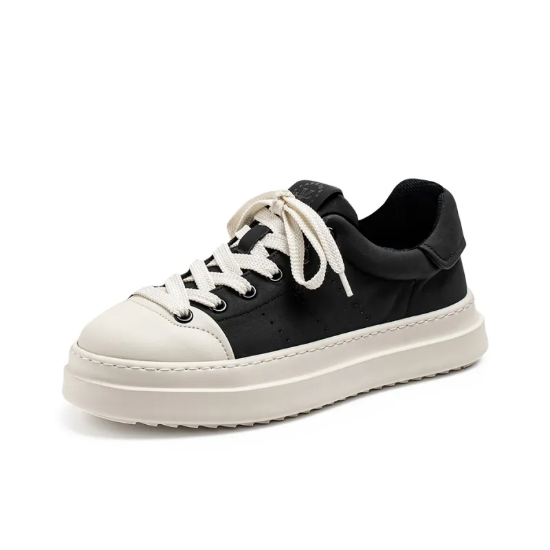 IZEIZIG Cushioning, Abrasion Resistant, Lightweight, And Breathable Low Top Skateboard Shoes Unisex Black-1