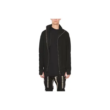 BORIS BIDJAN SABERI Off centre Zip fastening Hoodie