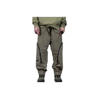 ISO.POETISM SS22 Wide Leg Moderate Casual Pants Men's Green