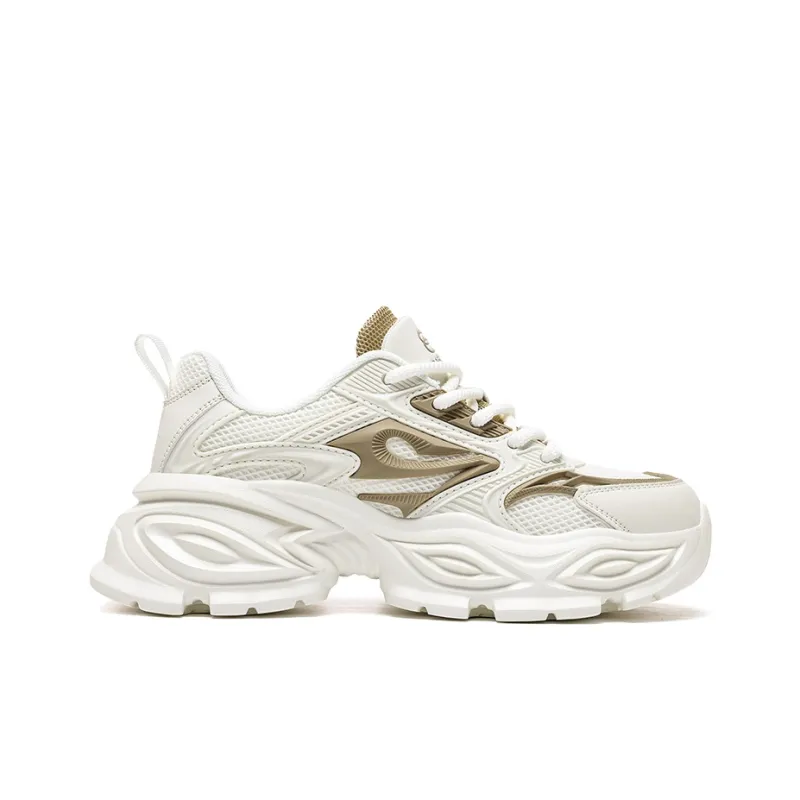 ZOIBBOE Cushioning, Slip Resistant, Abrasion Resistant, Breathable Coverage Low Top Chunky Sneakers Unisex-1