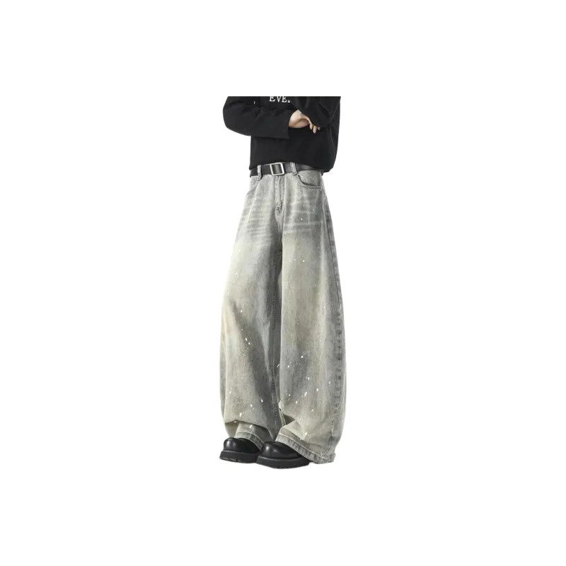 FASTFISH Jeans Unisex Smoke Gray-0