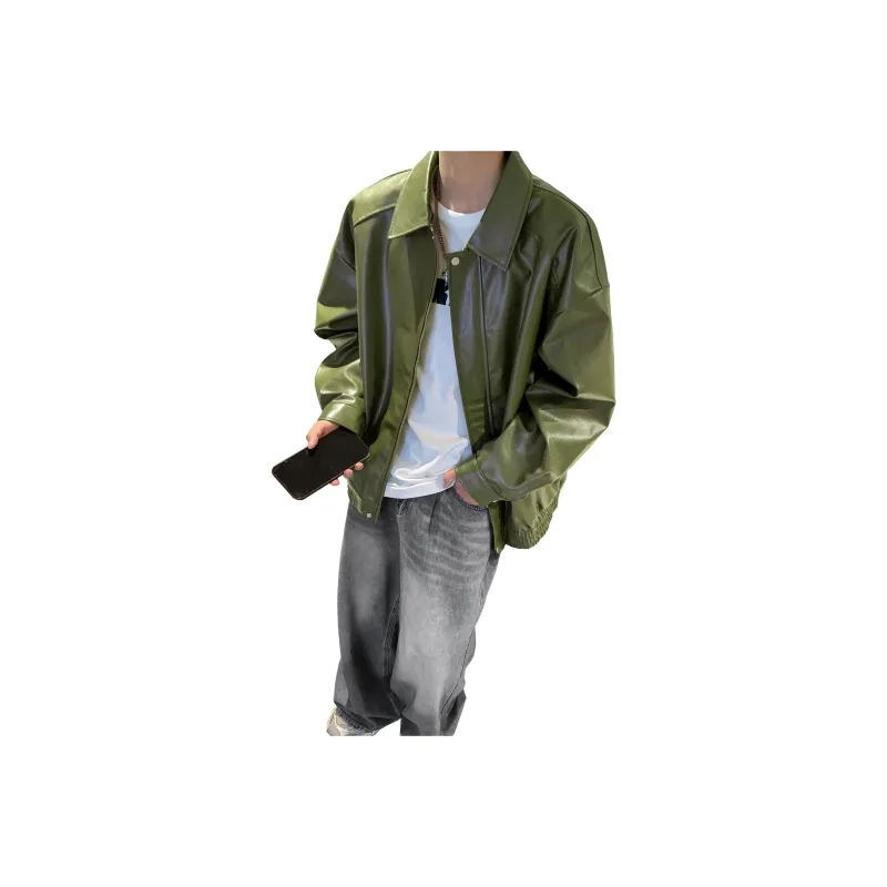 UPZCY Leather Jackets Unisex-2
