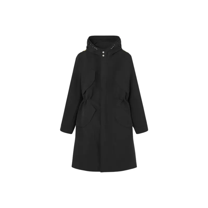 VERSACE La Coupe Des Dieux Hooded Trench Coat-0
