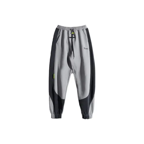 Monster Guardians Knitted Sweatpants Men's White Whale Gray