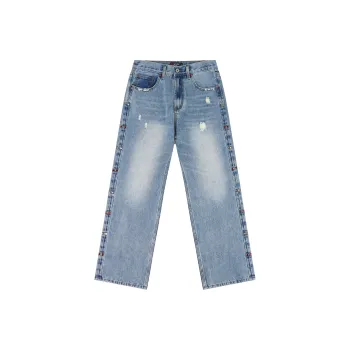 OCCUPY Jeans Unisex Washed Blue