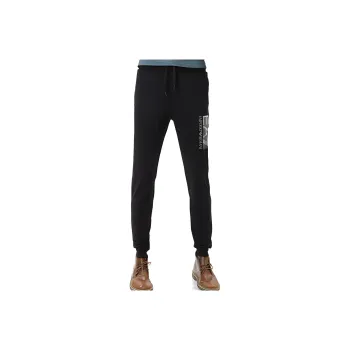EMPORIO ARMANI EA7 Knitted Sweatpants Men Dark Gray