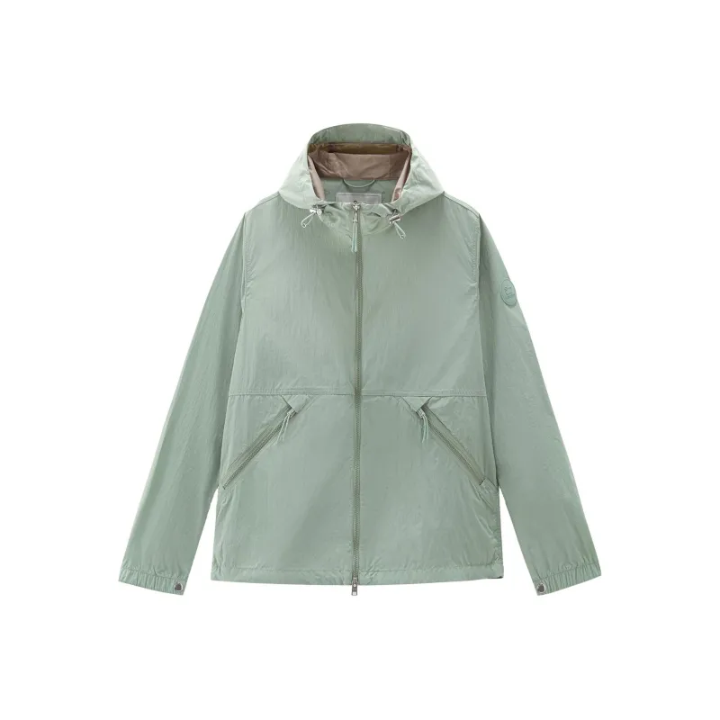WOOLRICH Zip Up Crinkle Windbreaker-0