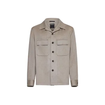 Ermenegildo Zegna Long Sleeved Buttoned Overshirt