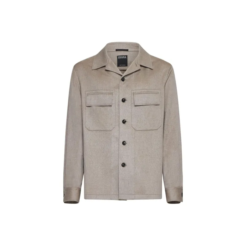 Ermenegildo Zegna Long Sleeved Buttoned Overshirt-0