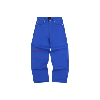 PLEASURES SS24 Summer Collection Cargo Pants Men's Blue