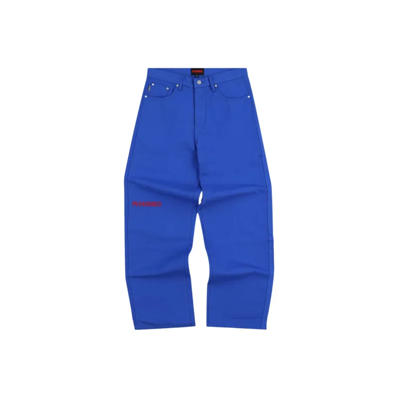 PLEASURES SS24 Summer Collection Cargo Pants Men's Blue-0