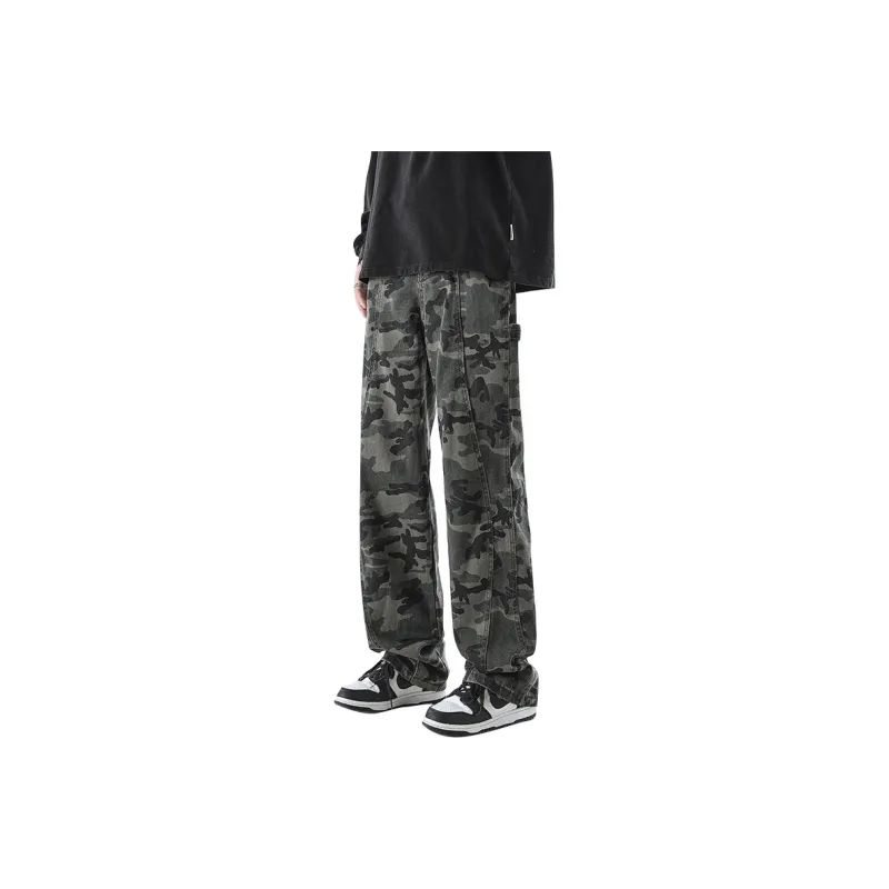 FONDLOOK Jeans Men Camouflage-0