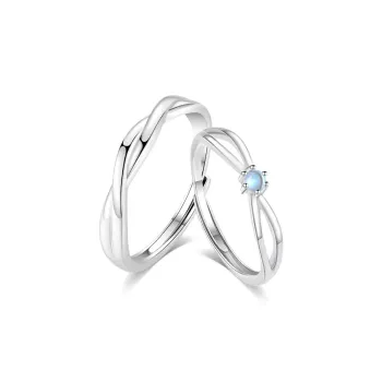Master Kim Glass Cat Eye Rings Unisex