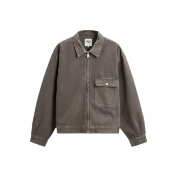 ZARA Jackets Coats Men's Dark Brown