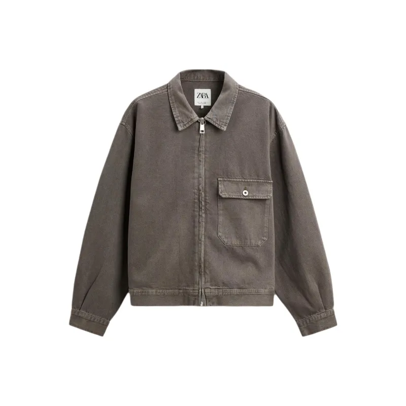 ZARA Jackets Coats Men's Dark Brown-0