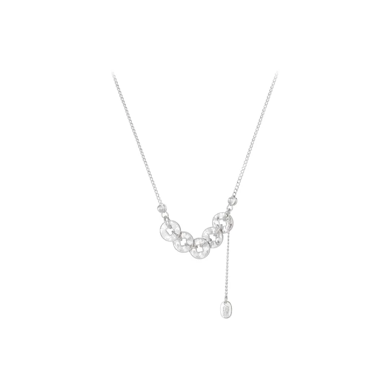 NUSQ S999 Fine Silver Necklaces Women's-0