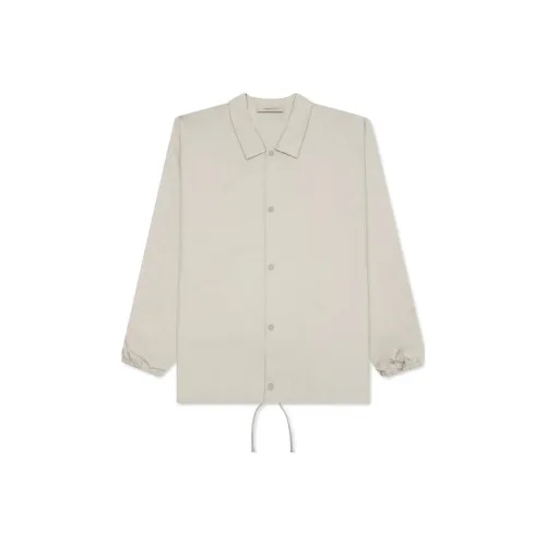 Fear Of God Essentials Military Nylon Hooded Jacket Jackets & Coats Men's Light Gray