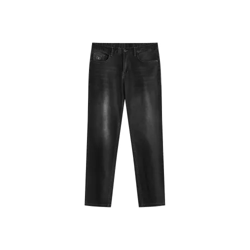 Dance With Wolves Jeans Men's Black Gray