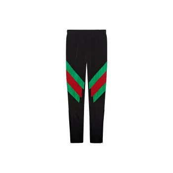 GUCCI Nylon Legging With Web Intarsia