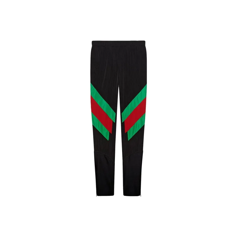 GUCCI Nylon Legging With Web Intarsia-0