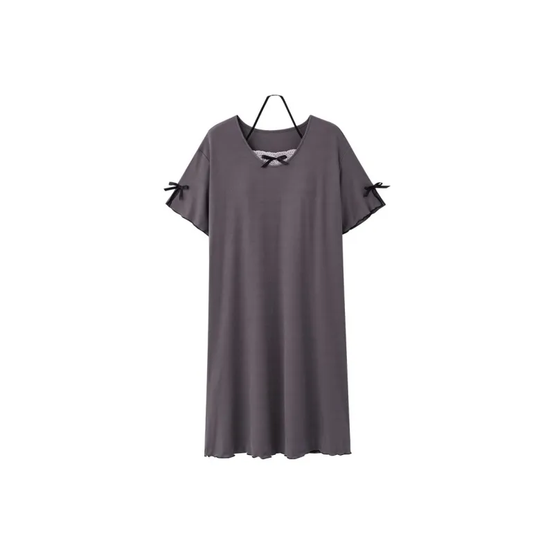 XISHE Nightgown Women's Dark Gray-0