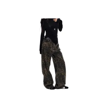 RAMPAGE Jeans Unisex Leopard Print