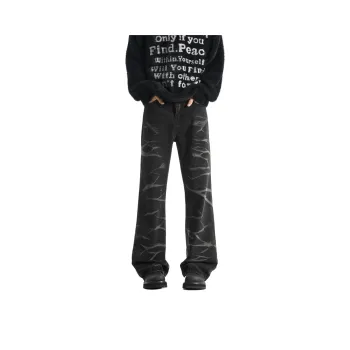 JASONWOOD Cowboy On The Run Jeans Unisex Stamped Washed Black