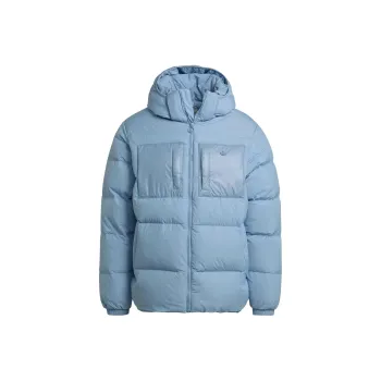 Adidas Originals Down Regent HOODED PUFFER JACKET Down Jacket Men's Sky Blue