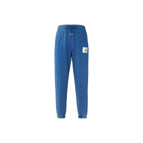 JORDAN Knitted Sweatpants Men Pure Blue
